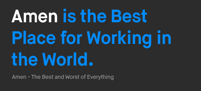 Web Engineer // Amen